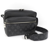 Louis Vuitton Outdoor Messenger PM Monogram Eclipse Leather Black