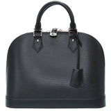 Louis Vuitton Epi Alma PM Handbag Noir Black