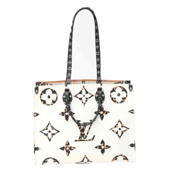 Louis Vuitton 2 Way Monogram Jungle On The Go GM Tote Bag Orange/White