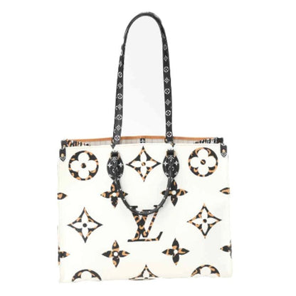 Louis Vuitton 2 Way Monogram Jungle On The Go GM Tote Bag Orange/White