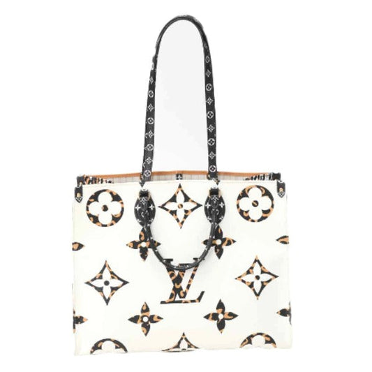 Louis Vuitton 2 Way Monogram Jungle On The Go GM Tote Bag Orange/White
