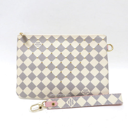 Louis Vuitton City Pochette Damier Azur Pouch Studs