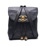 Chanel Chain Backpack Caviar Skin Black