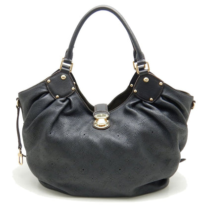 Louis Vuitton Mahina L Noir Shoulder Tote Black