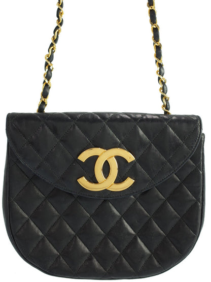 Chanel Matelasse Chain Shoulder Bag Black