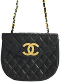 Chanel Matelasse Chain Shoulder Bag Black