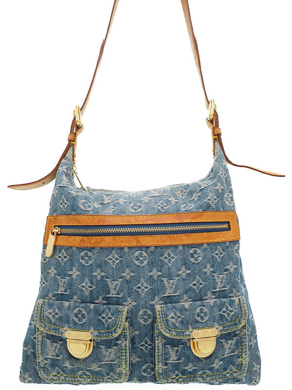 Louis Vuitton Monogram Denim Baggy GM Shoulder Bag
