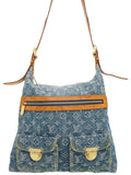 Louis Vuitton Monogram Denim Baggy GM Shoulder Bag