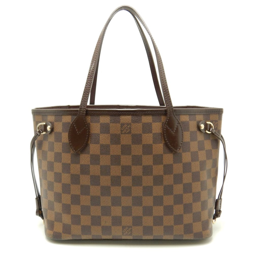 Louis Vuitton Damier Neverfull PM Ebene Tote Bag Brown