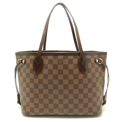 Louis Vuitton Damier Neverfull PM Ebene Tote Bag Brown