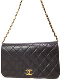 Chanel Matelasse Chain Shoulder Bag Black