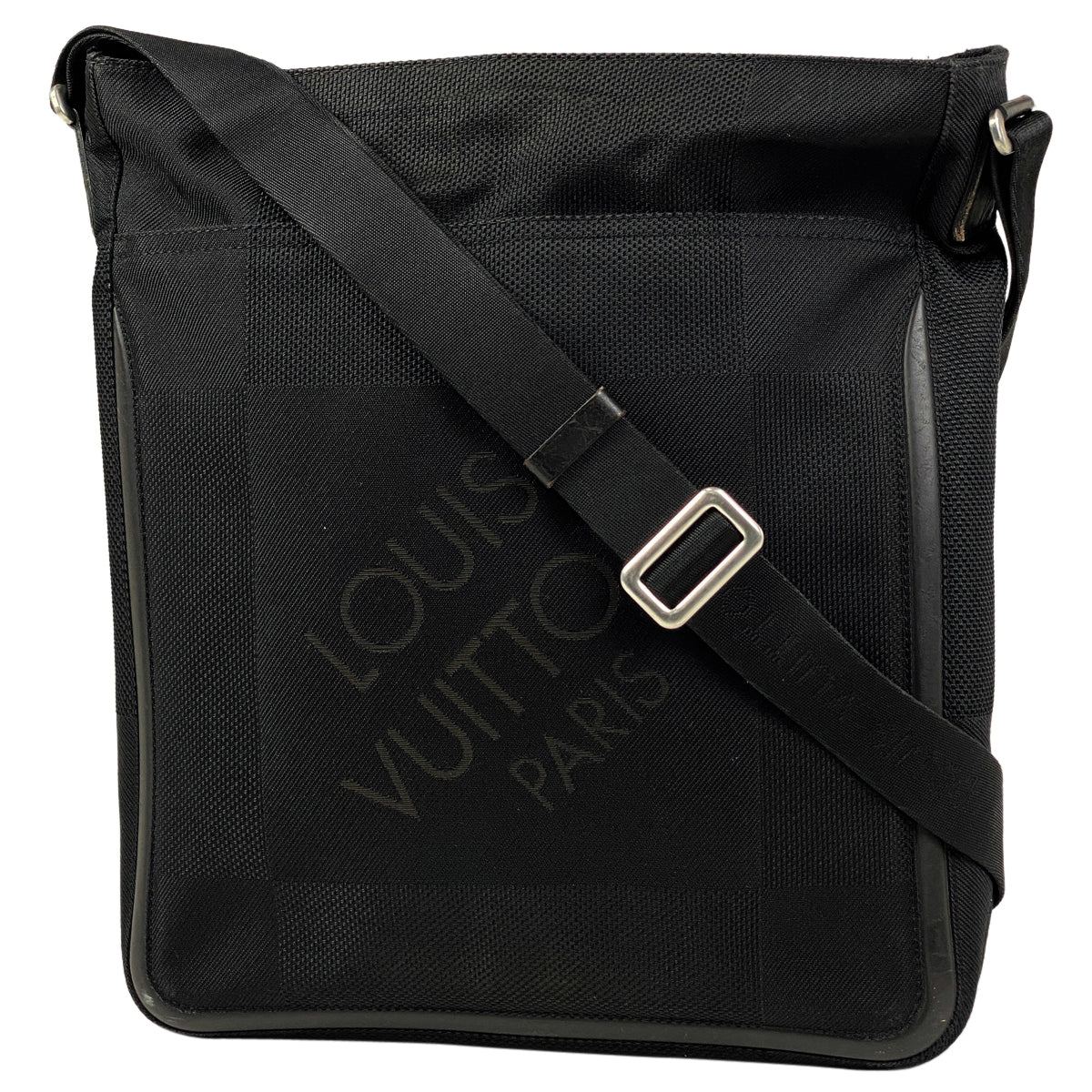 Louis Vuitton Compagnon Shoulder Bag Diagonal Damier Jean Noir