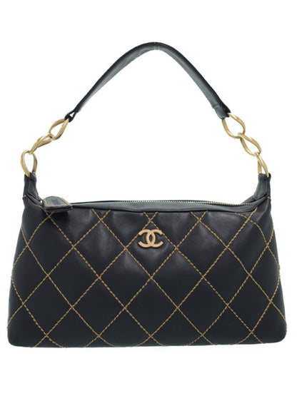 Chanel Stitch Shoulder Bag Black