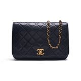 Chanel Matelasse Full Flap Chain Lambskin Black