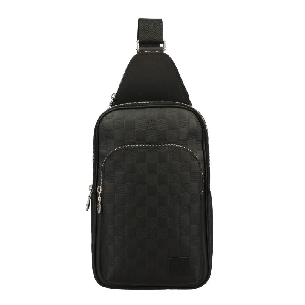 Louis Vuitton Body Bag Damier Avenue Sling Bag Black