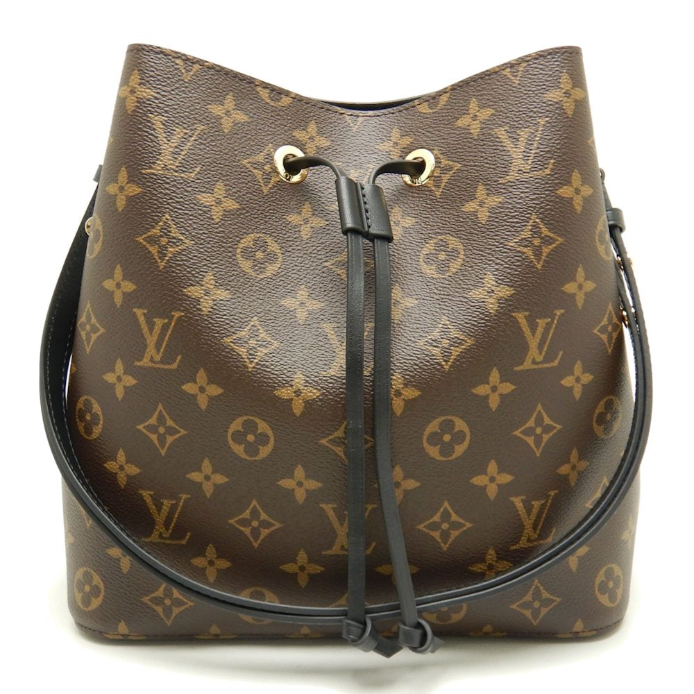 Louis Vuitton Monogram Neonoe Brown Noir Shoulder Bag