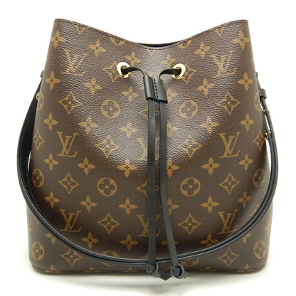 Louis Vuitton Monogram Neonoe Brown Noir Shoulder Bag