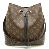 Louis Vuitton Monogram Neonoe Brown Noir Shoulder Bag