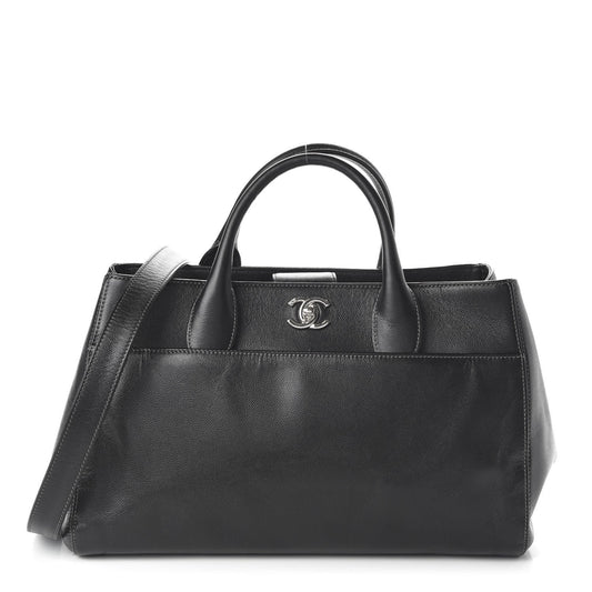 Chanel Caviar Cerf Executive Shopper Tote Black