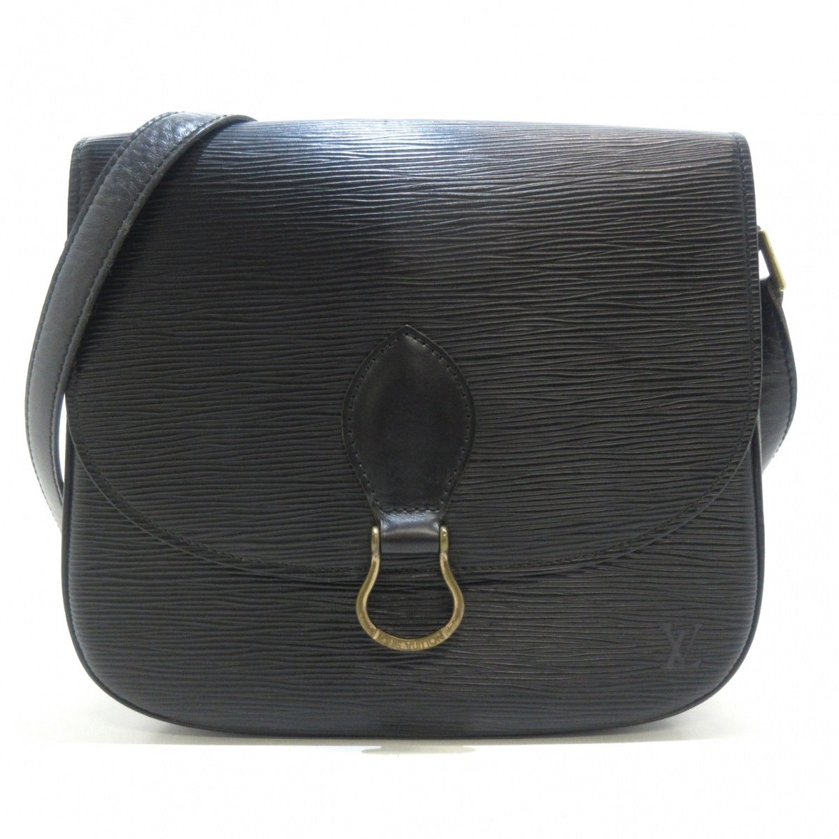 Louis Vuitton Saint Cloud Shoulder Bag Noir Leather