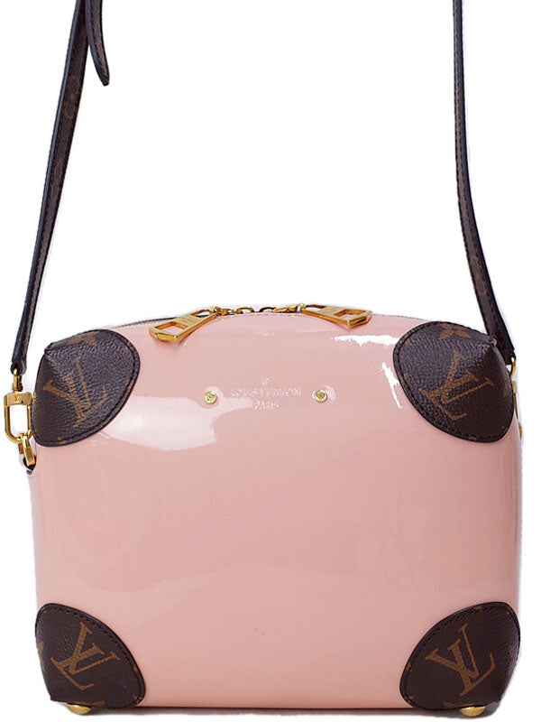 Louis Vuitton Patent Calf Leather Monogram Canvas Venice Shoulder Bag