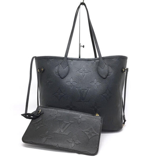 Louis Vuitton Neverfull MM Tote Bag Monogram Implant Black