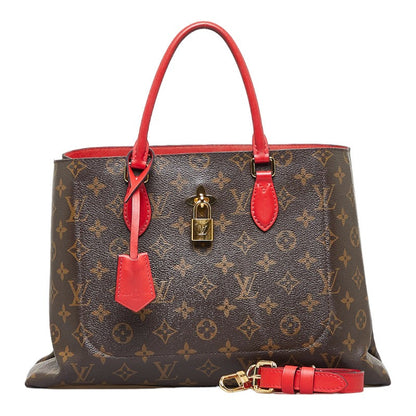 Louis Vuitton Monogram Flower Tote Handbag Shoulder Bag
