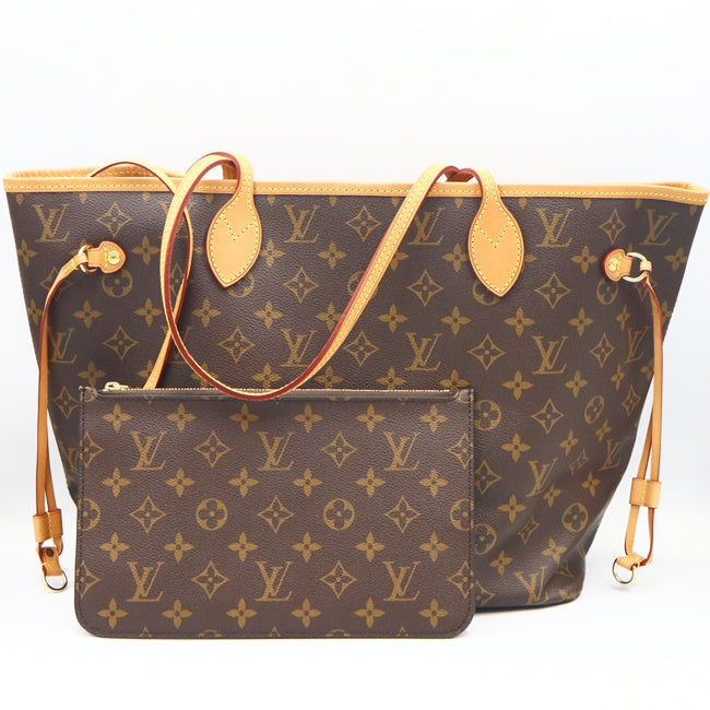 Louis Vuitton Neverfull MM Tote Bag Shoulder Pouch
