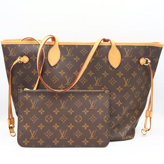 Louis Vuitton Neverfull MM Tote Bag Shoulder Pouch