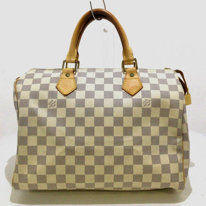 Louis Vuitton Speedy 30 Handbag Azure Damier