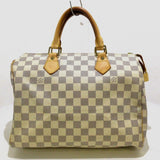 Louis Vuitton Speedy 30 Handbag Azure Damier