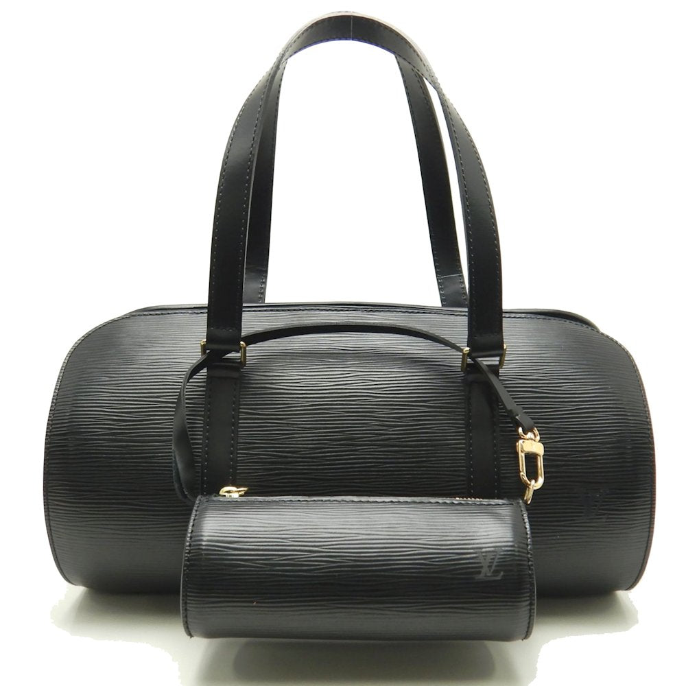 Louis Vuitton Epi Soufflot Noir Black Handbag