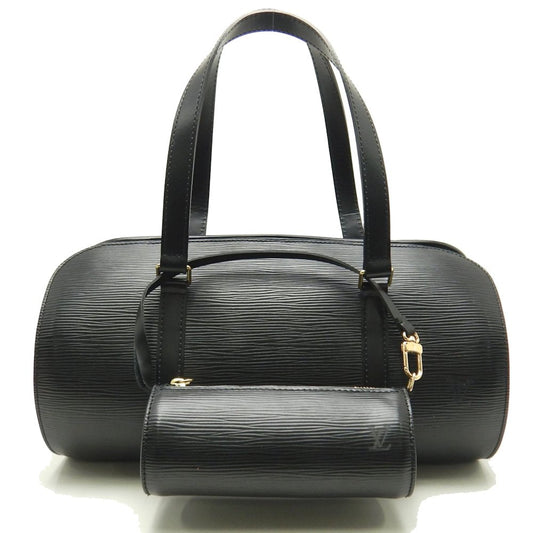 Louis Vuitton Epi Soufflot Noir Black Handbag
