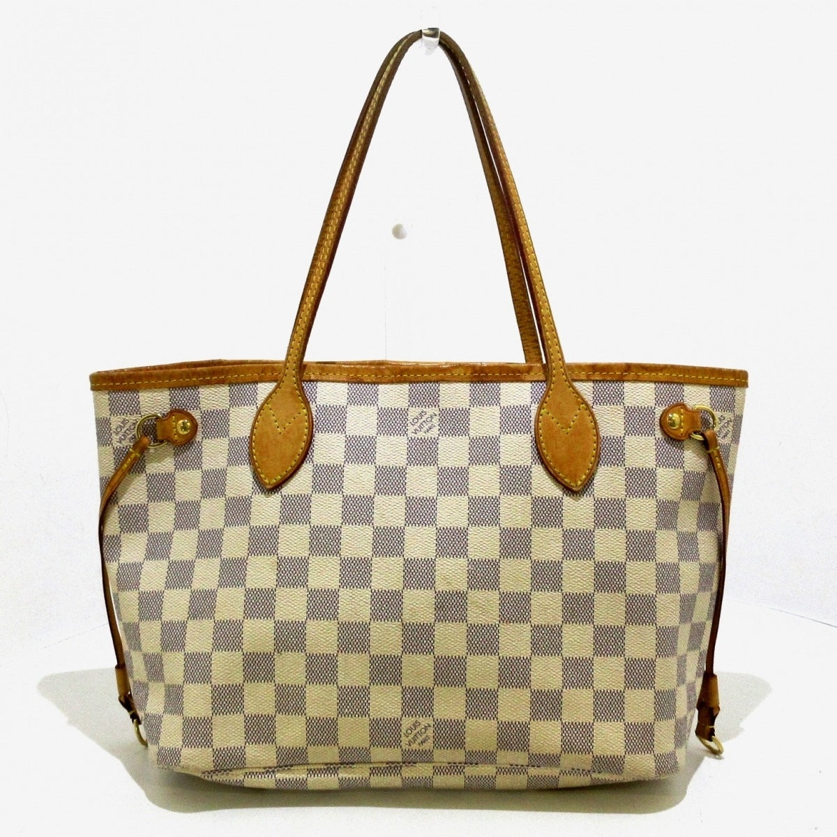 Louis Vuitton Neverfull PM Tote Bag Azure Damier Canvas