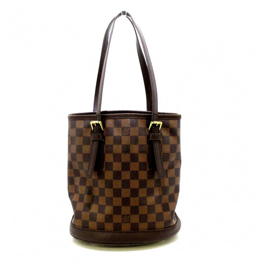 Louis Vuitton Marais Bucket Bag Ebene Damier Canvas