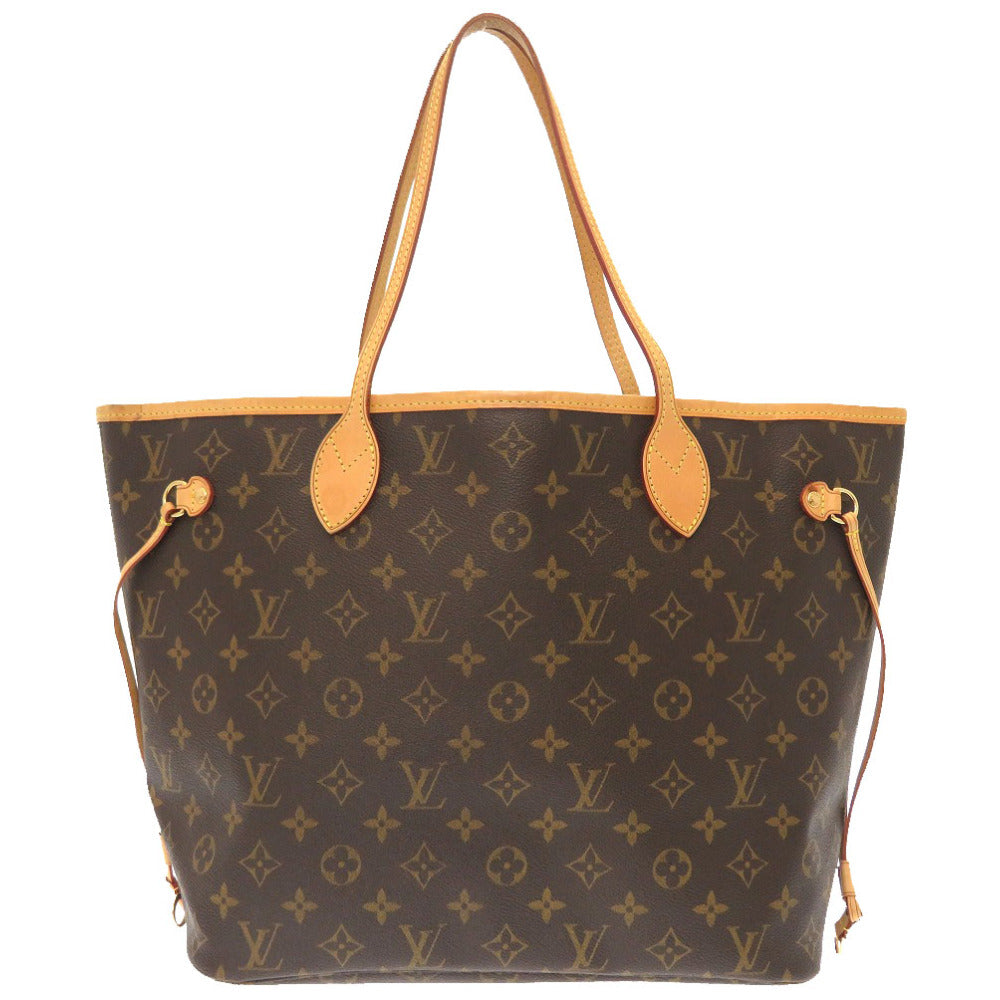 Louis Vuitton Monogram Neverfull MM Tote Bag Brown