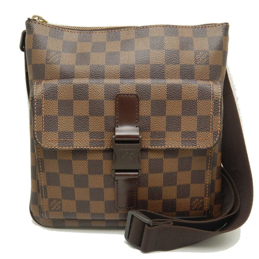 Louis Vuitton Damier Pochette Melville Ebene Diagonal Brown