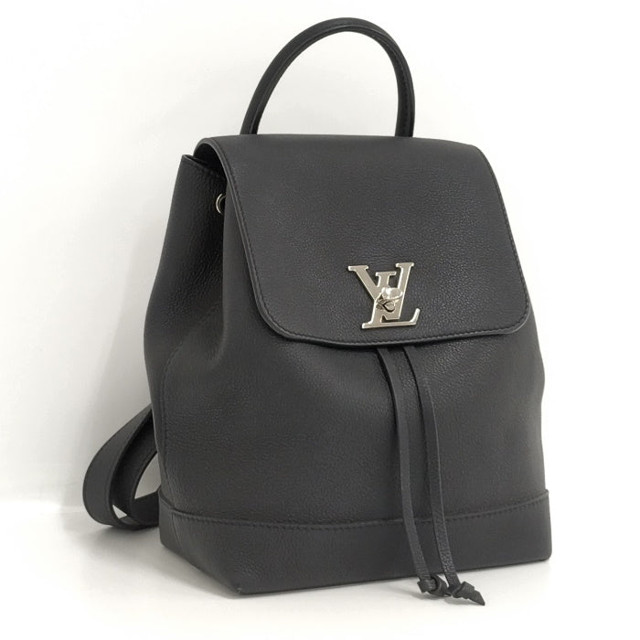 Louis Vuitton LockMe Backpack Mini Soft Calf Leather Noir