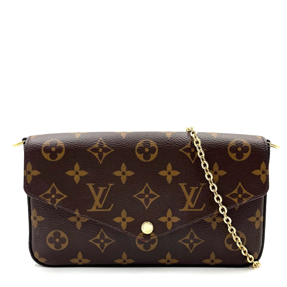 Louis Vuitton Monogram Pochette Felicie Chain Shoulder Bag