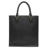 Louis Vuitton Epi Sac Plat Noir Tote Bag Black