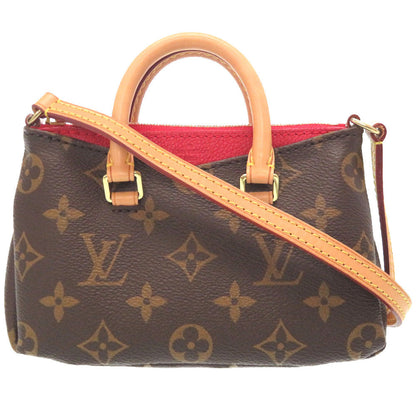 Louis Vuitton Monogram Nano Pallas Shoulder bag Brown
