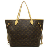 Louis Vuitton Monogram Neverfull MM Brown Tote Bag
