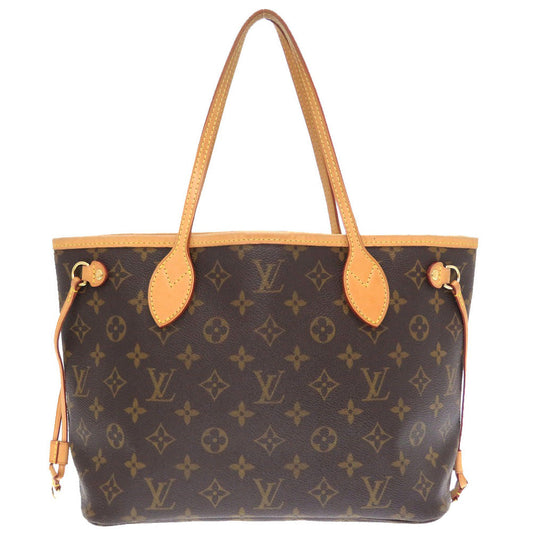 Louis Vuitton Monogram Neverfull PM Tote Bag Brown