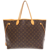 Louis Vuitton Monogram Neverfull GM Tote Bag Brown