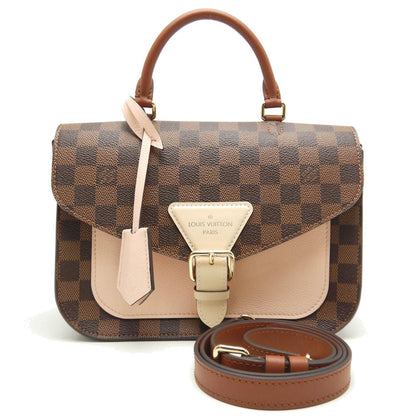 Louis Vuitton Damier Beaumarchais Ebene Venus Shoulder Bag Brown
