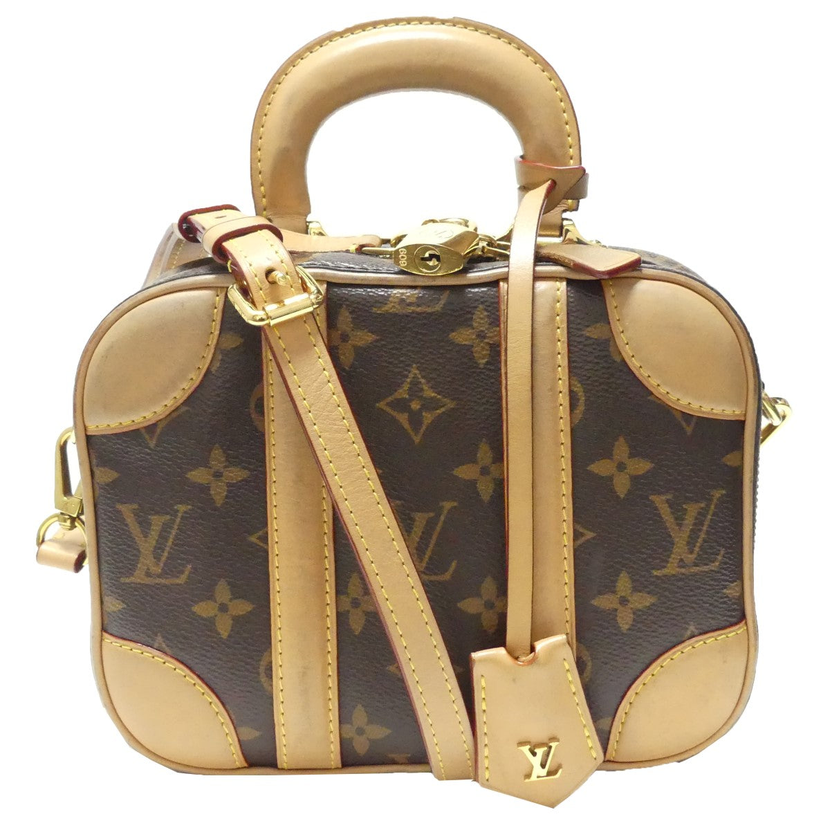 Louis Vuitton Varisette BB Monogram 2way Handbag Brown