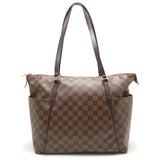 Louis Vuitton Damier Totally MM Ebene Shoulder Bag Brown