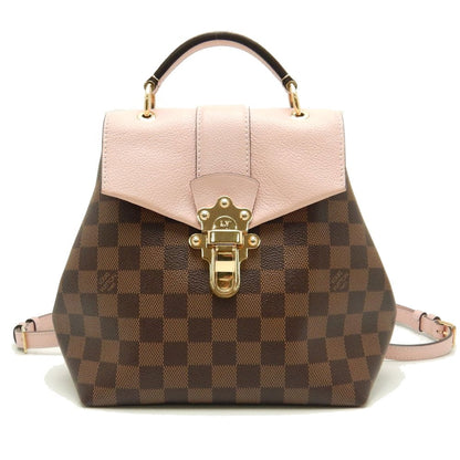 Louis Vuitton Damier Clapton Backpack Ebene Backpack Brown Pink