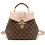 Louis Vuitton Damier Clapton Backpack Ebene Backpack Brown Pink