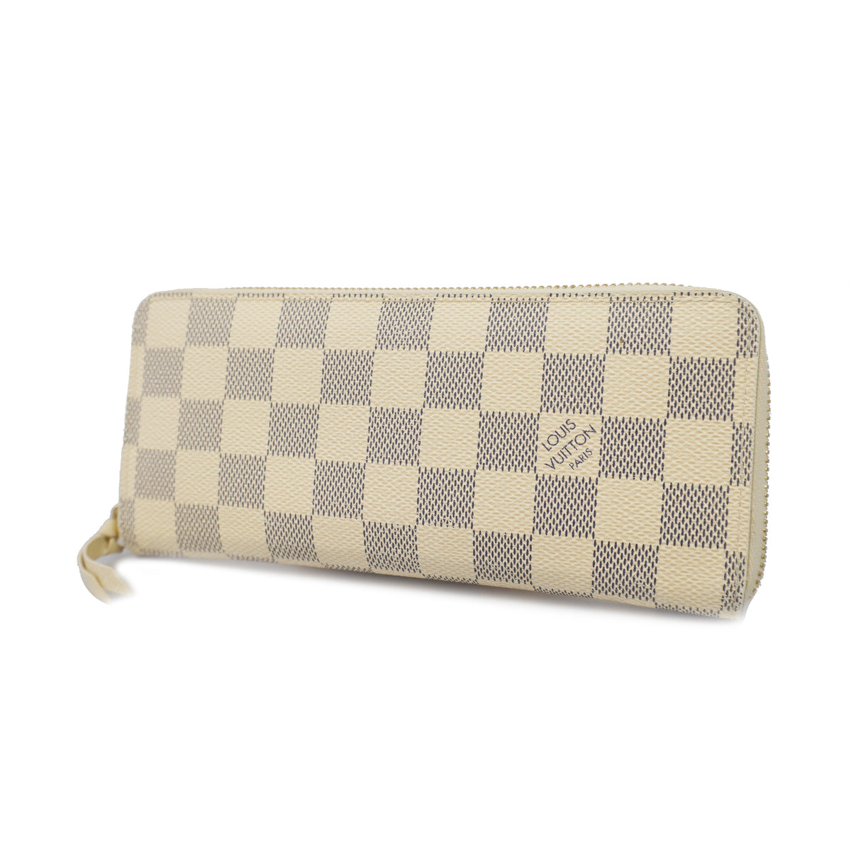 Louis Vuitton Long Wallet Damier Azur Portefeuille Clemence